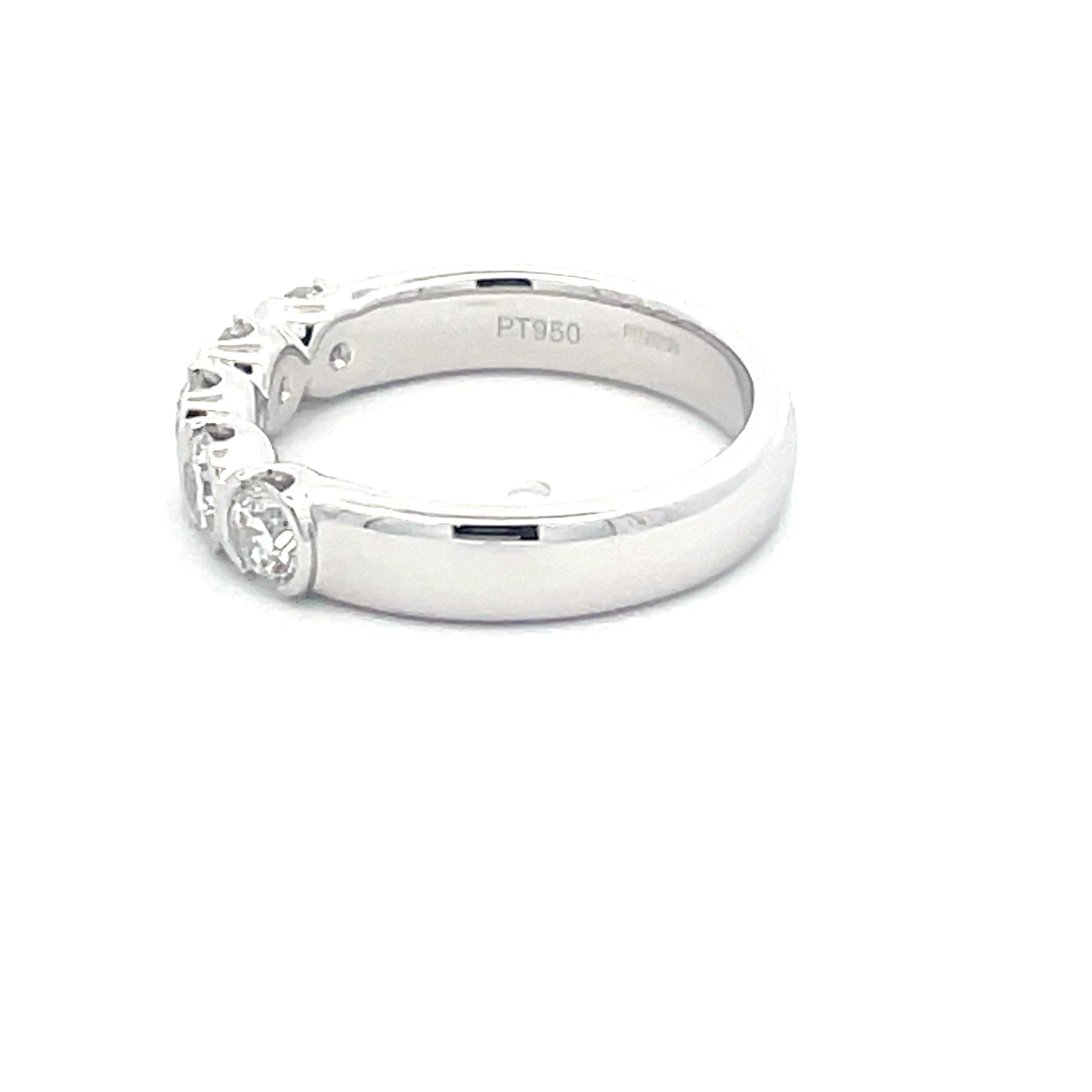 Round Brilliant Cut Diamond 5 Stone Ring - 1.00cts  Gardiner Brothers   