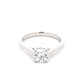 Platinum ROUND BRILLIANT CUT DIAMOND SOLITAIRE RING - 1.00CTS Gardiner Brothers