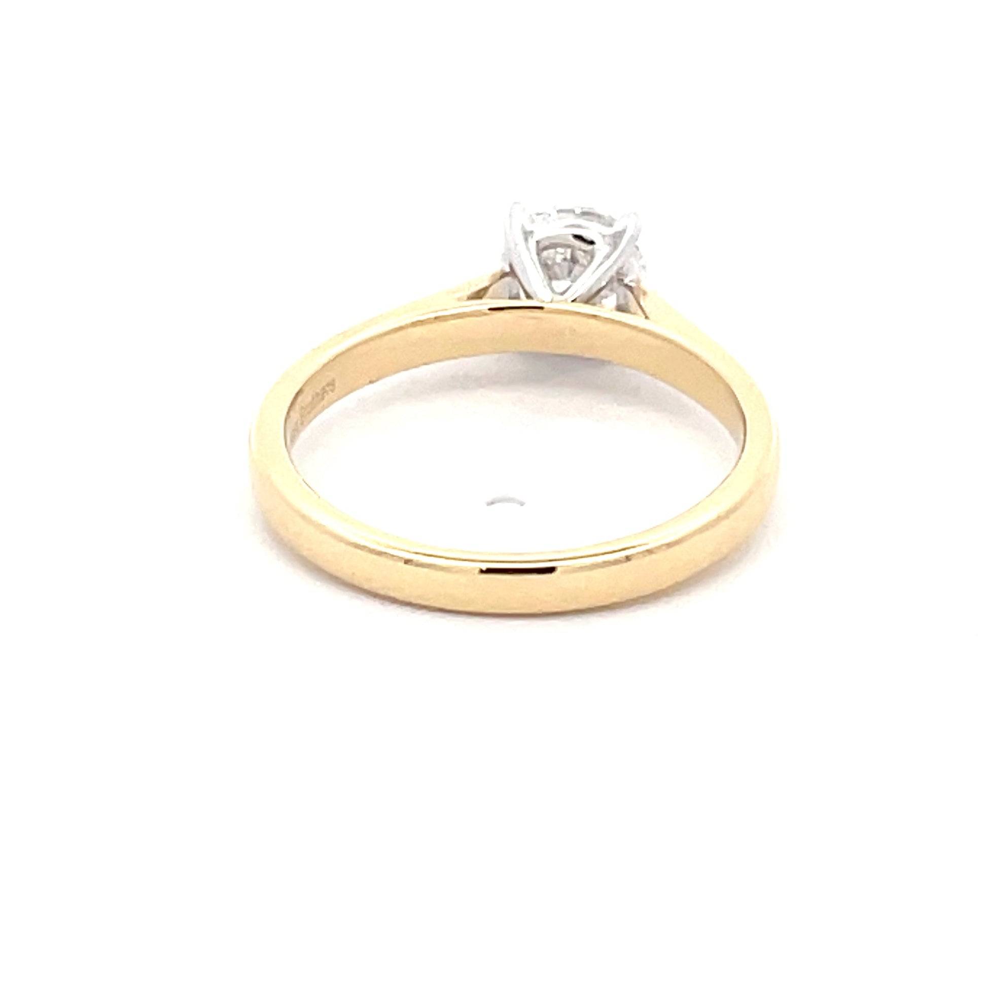Yellow Gold ROUND BRILLIANT CUT DIAMOND SOLITAIRE RING - 1.00CTS Gardiner Brothers