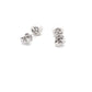 Round Brilliant Cut Diamond Rub-over Style Solitaire Earrings - 0.60cts  Gardiner Brothers   