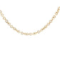 yellow Gold Solid Round Link Necklet  Gardiner Brothers   