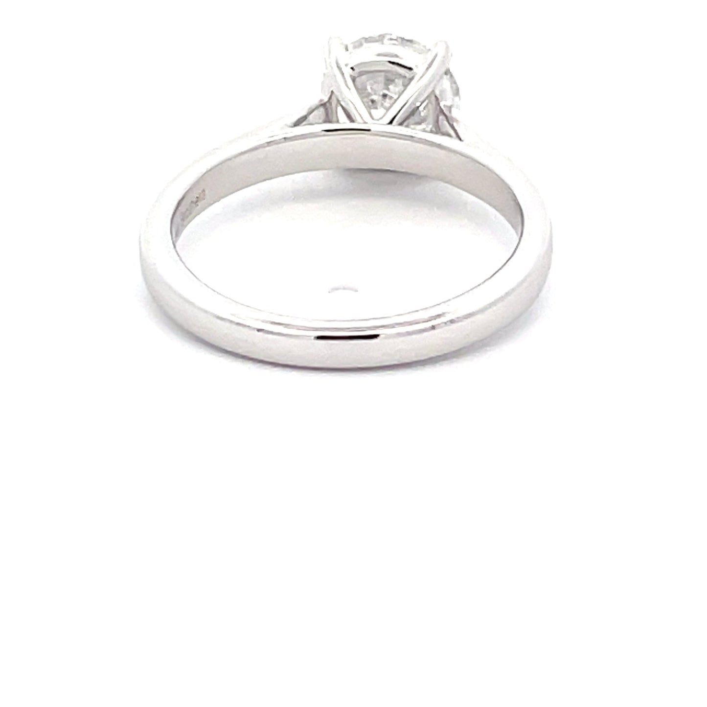 Platinum Round Brilliant Cut Diamond Solitaire Ring - 1.51cts Gardiner Brothers