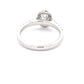 Platinum Oval Shaped diamond Halo style Ring - 0.79cts Gardiner Brothers