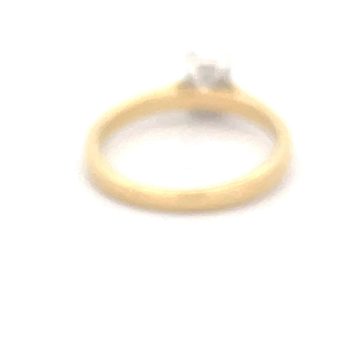 Yellow Gold Radiant Cut Diamond Solitaire Ring - 0.71ct Gardiner Brothers