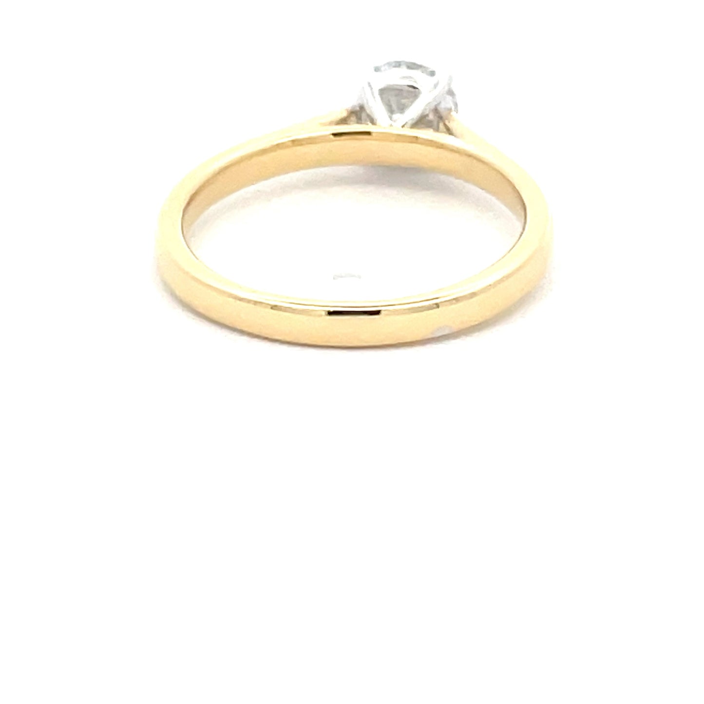 Yellow Gold Round Brilliant Cut Diamond Solitaire Ring - 0.70cts Gardiner Brothers