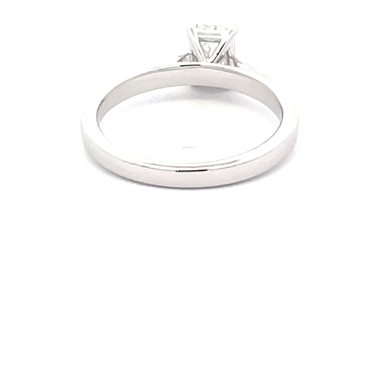 Platinum Radiant Cut Diamond Solitaire Ring - 0.70cts Gardiner Brothers