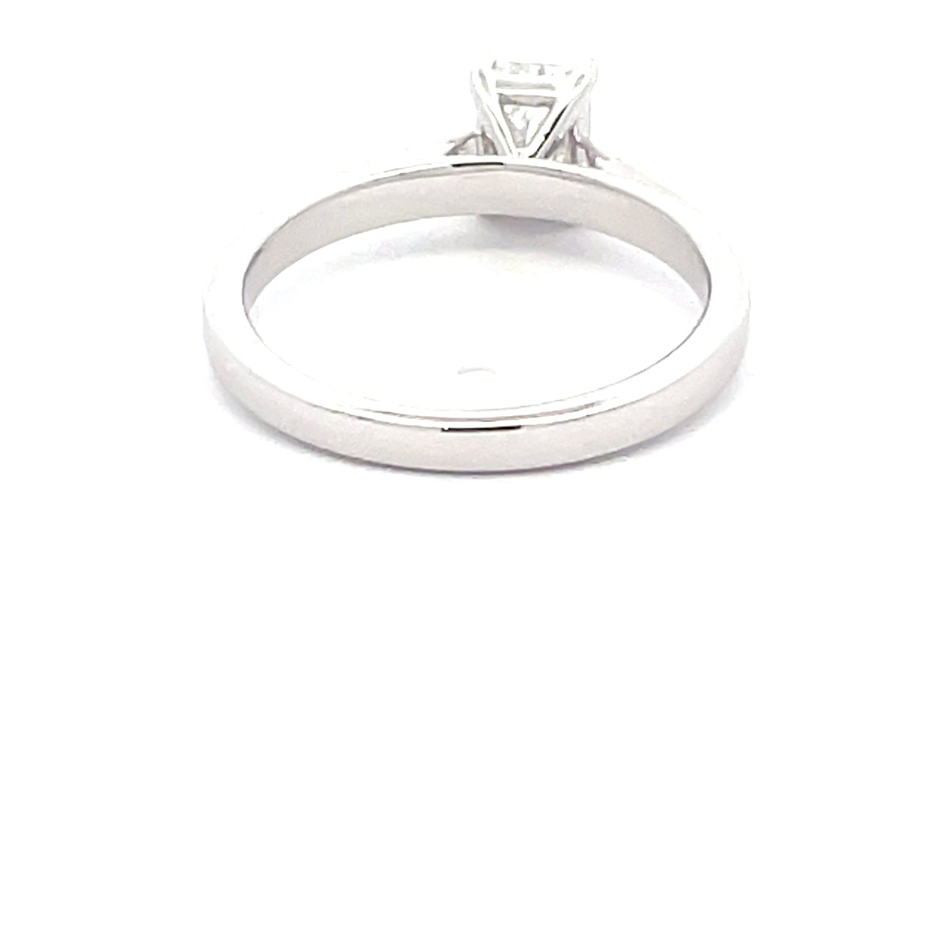 Platinum Radiant Cut Diamond Solitaire Ring - 0.70cts Gardiner Brothers