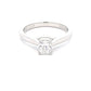 Platinum Radiant Cut Diamond Solitaire Ring - 0.70cts Gardiner Brothers