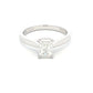 Platinum Radiant Cut Diamond Solitaire Ring - 1.03cts Gardiner Brothers