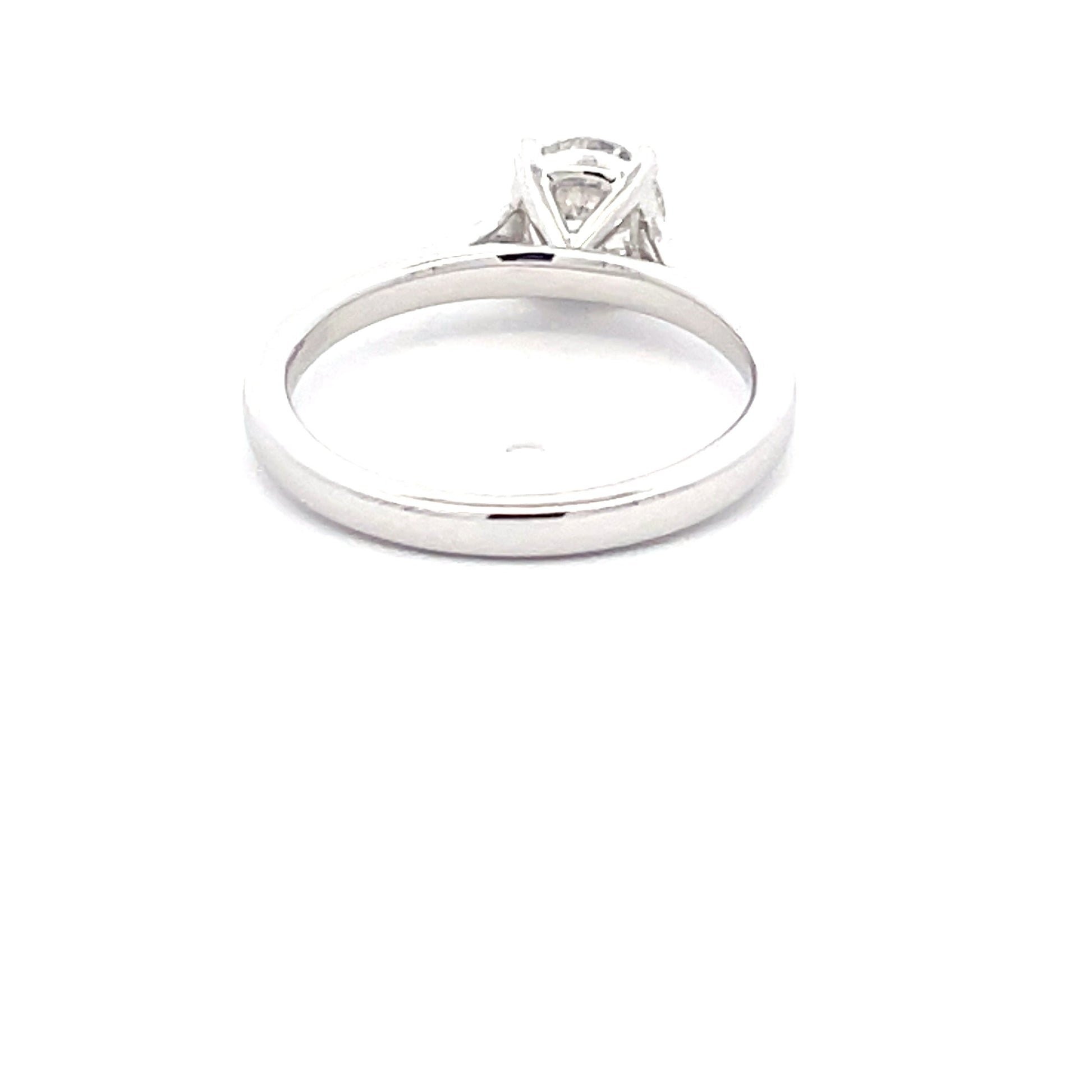 Platinum Round Brilliant Cut Diamond Solitaire Ring - 1.00cts Gardiner Brothers