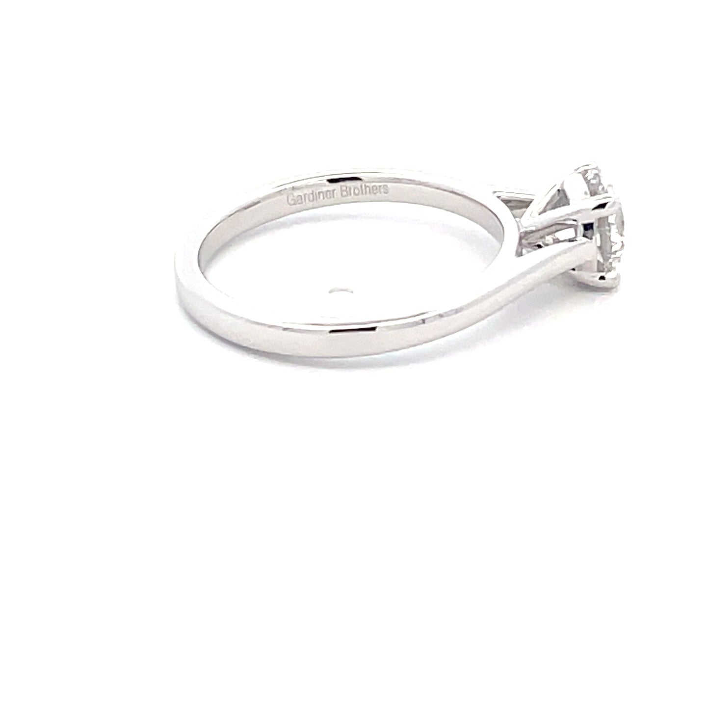 Platinum Round Brilliant Cut Diamond Solitaire Ring - 1.00cts Gardiner Brothers