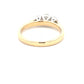Yellow Gold Round Brilliant Cut Diamond 3 Stone Ring - 0.60cts Gardiner Brothers