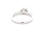 Platinum Princess Cut Diamond Solitaire Ring with diamond set shoulders - 0.97cts Gardiner Brothers