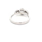 Platinum Round Brilliant and Pear Shaped Diamond Halo Style Ring - 0.81cts Gardiner Brothers