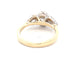 Yellow Gold Oval And Pear Shaped diamond halo style ring - 0.83cts Gardiner Brothers
