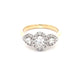 Yellow Gold Oval And Pear Shaped diamond halo style ring - 0.83cts Gardiner Brothers