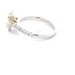 Platinum Pear Shaped Yellow Diamond Halo Cluster Style Ring - 0.90cts Gardiner Brothers