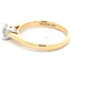 Yellow Gold Aurora Cut Diamond Solitaire Ring - 0.42cts Gardiner Brothers