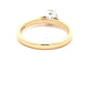 Yellow Gold Aurora Cut Diamond Solitaire Ring - 0.42cts Gardiner Brothers