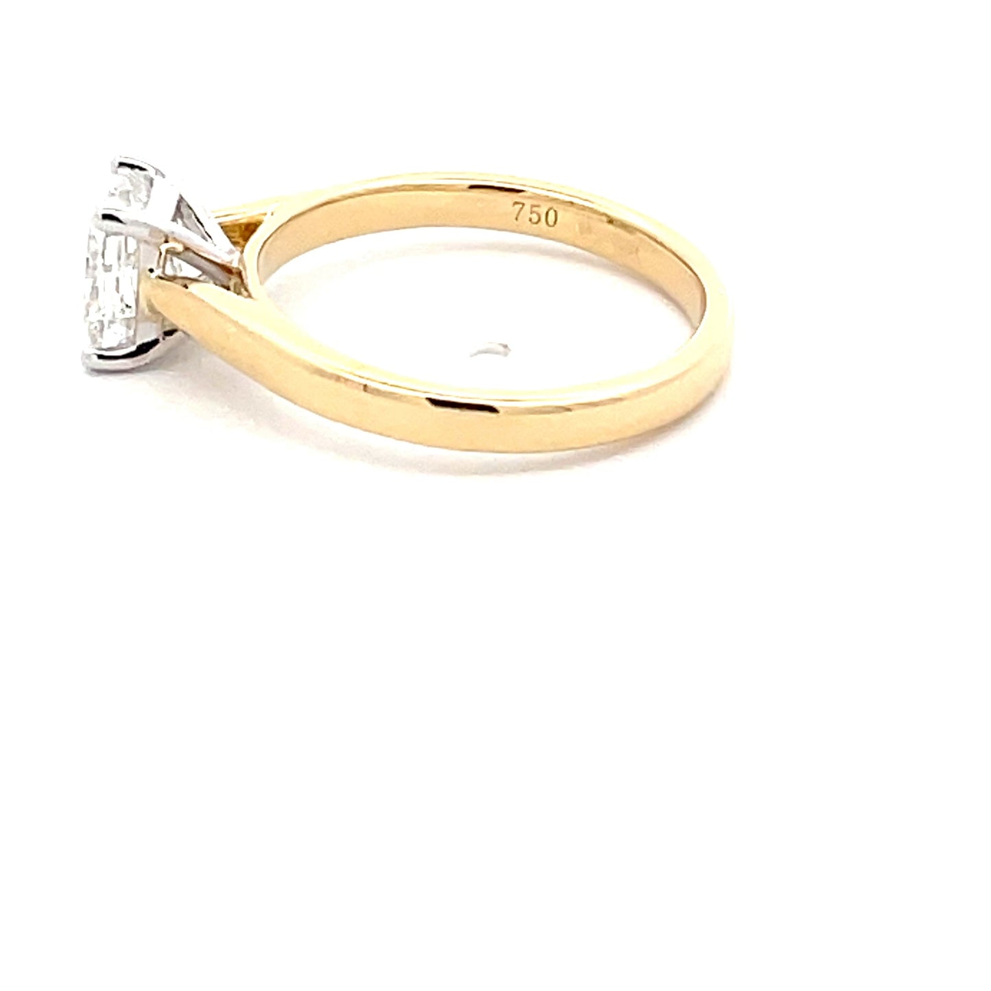 Radiant Cut Diamond Solitaire Ring - 1.01cts Gardiner Brothers