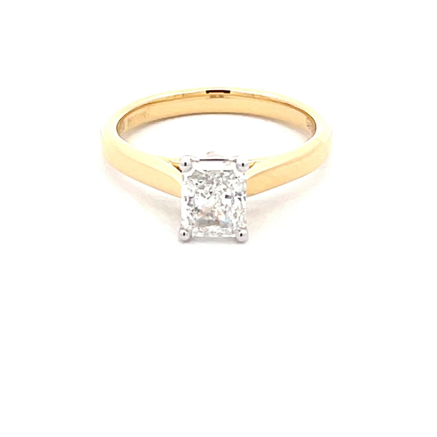 Radiant Cut Diamond Solitaire Ring - 1.01cts Gardiner Brothers