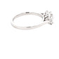 Platinum Emerald Cut Diamond 3 Stone Ring - 0.95cts Gardiner Brothers