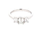 Platinum Emerald Cut Diamond 3 Stone Ring - 0.95cts Gardiner Brothers