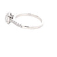 Platinum Emerald Cut Diamond Halo Cluster Style Ring - 0.80cts Gardiner Brothers