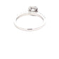 Platinum Emerald Cut Diamond Halo Cluster Style Ring - 0.80cts Gardiner Brothers