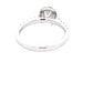 Platinum Aurora Oval Diamond Halo Cluster Style Ring - 0.78cts Gardiner Brothers