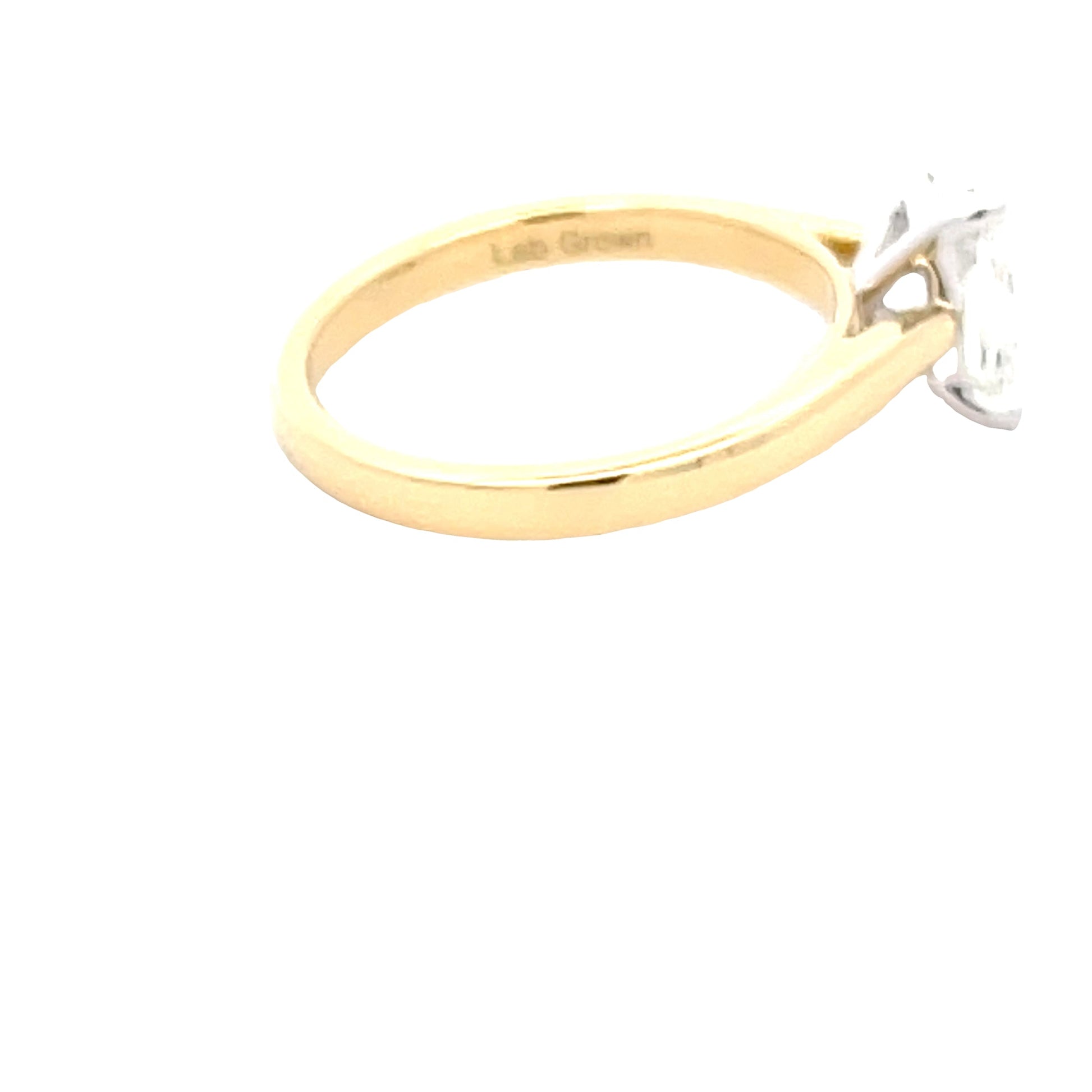 Lab Grown Radiant Cut Diamond Solitaire Ring - 1.00cts Gardiner Brothers