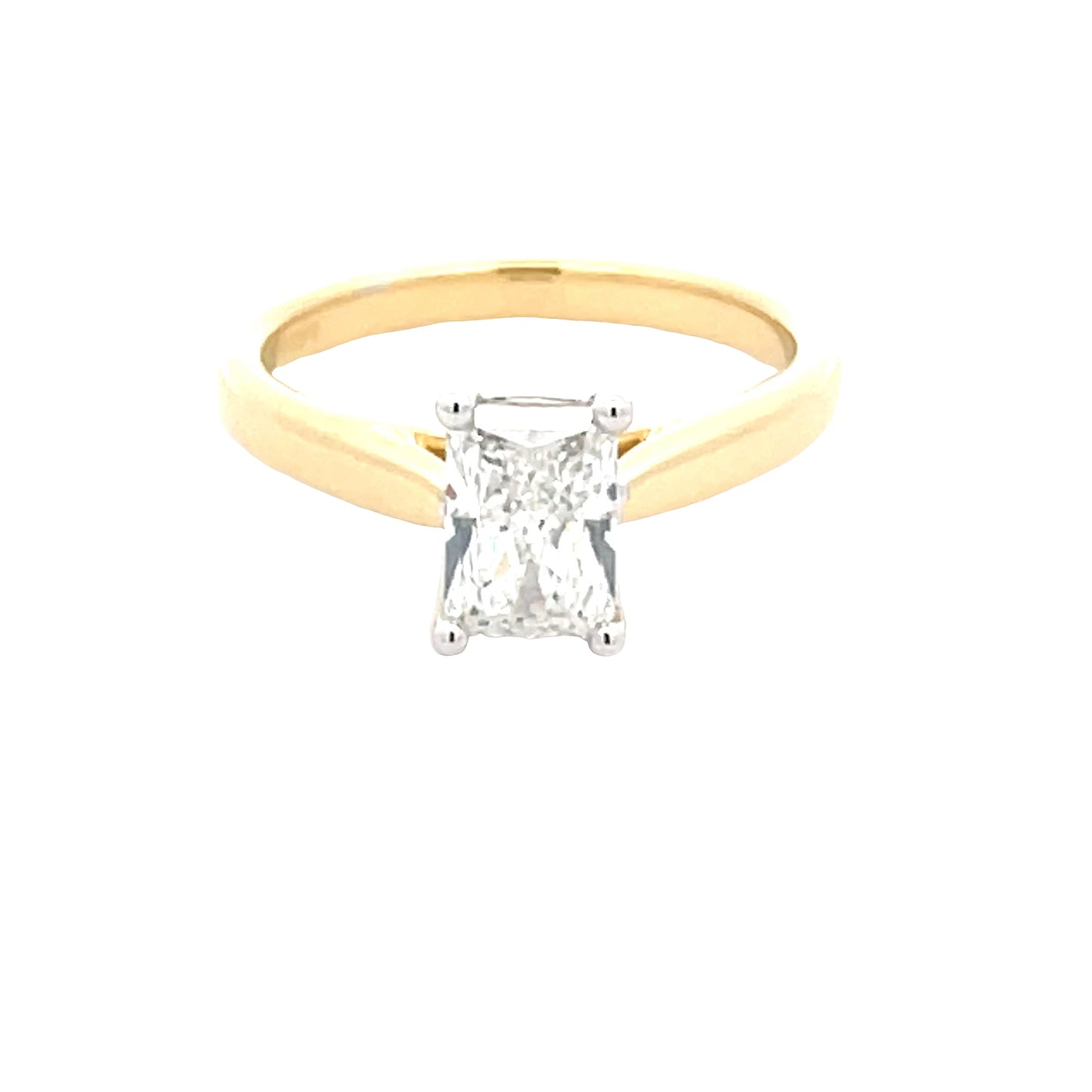 Lab Grown Radiant Cut Diamond Solitaire Ring - 1.00cts Gardiner Brothers