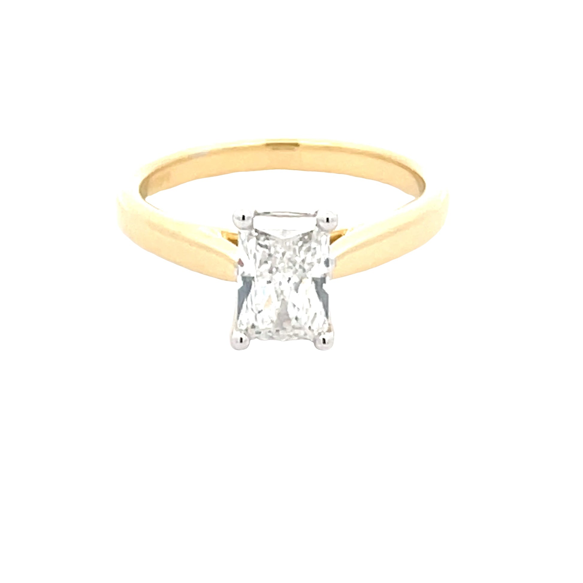 Lab Grown Radiant Cut Diamond Solitaire Ring - 1.00cts Gardiner Brothers