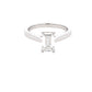 Lab grown Emerald Cut Diamond Solitaire Ring - 1.21cts Gardiner Brothers