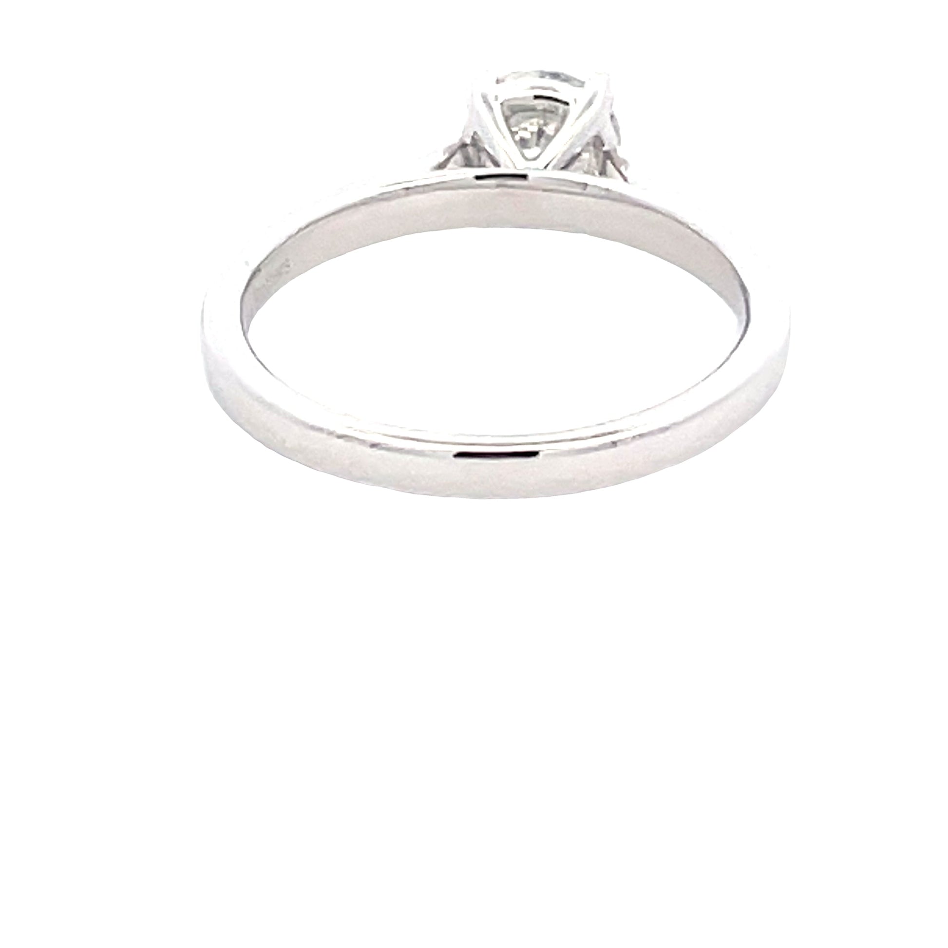 Platinum Round Brilliant Cut Diamond Solitaire Ring - Gardiner Brothers