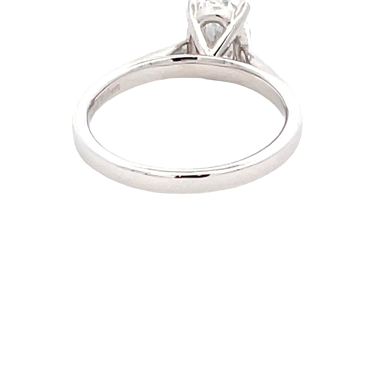 Platinum Oval Shaped Diamond Solitaire Ring - 1.20cts Gardiner Brothers