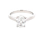 Platinum Oval Shaped Diamond Solitaire Ring - 1.20cts Gardiner Brothers