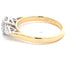 Yellow Gold Round Brilliant and Pear Shaped Diamond 3 Stone Ring - 1.30cts Gardiner Brothers