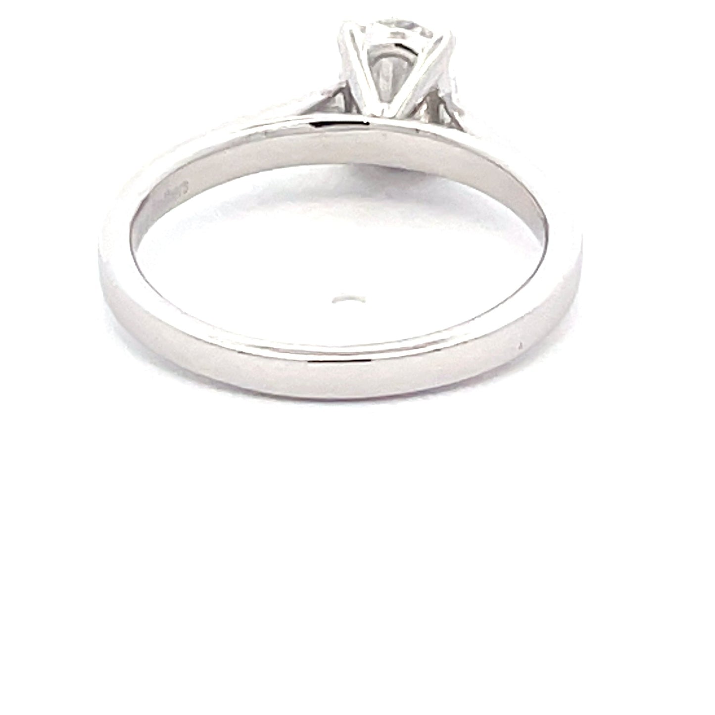 Platinum Oval Shaped Diamond Solitaire Ring - 0.80cts Gardiner Brothers