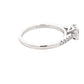 Platinum Princess Cut Diamond Solitaire With Diamond Set Shoulders - 0.95cts Gardiner Brothers