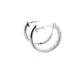 Round Brilliant Cut Diamond 12mm Hoop Earrings - 0.40cts  Gardiner Brothers   