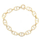 Yellow Gold Rambo Link Bracelet  Gardiner Brothers   