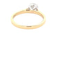 Round brilliant cut diamond solitaire ring - 0.90cts  Gardiner Brothers   