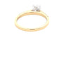 Radiant Cut Diamond Solitaire Ring with diamond set shoulders 0 0.98cts  Gardiner Brothers   