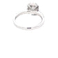 Platinum Emerald Cut Halo Cluster Style Diamond Ring - 1.20cts Gardiner Brothers