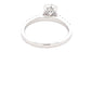 Platinum Pear Shaped Diamond Solitaire Ring with diamond set shoulders - 1.26cts Gardiner Brothers