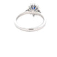 Oval Sapphire and round brilliant cut diamond cluster style ring  Gardiner Brothers   