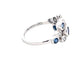 Sapphire and Diamond Bubble style ring  Gardiner Brothers   