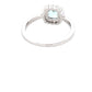 Aquamarine and diamond vintage style dress ring Gardiner Brothers