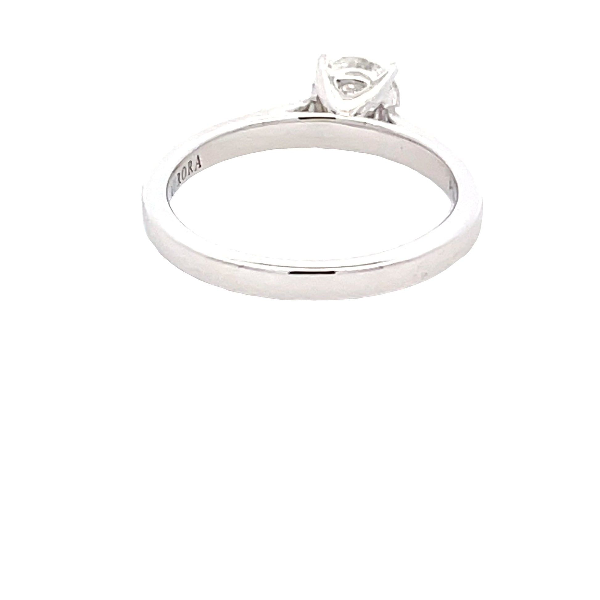 Aurora Round Brilliant Cut Diamond Solitaire Ring - 0.71cts  Gardiner Brothers   